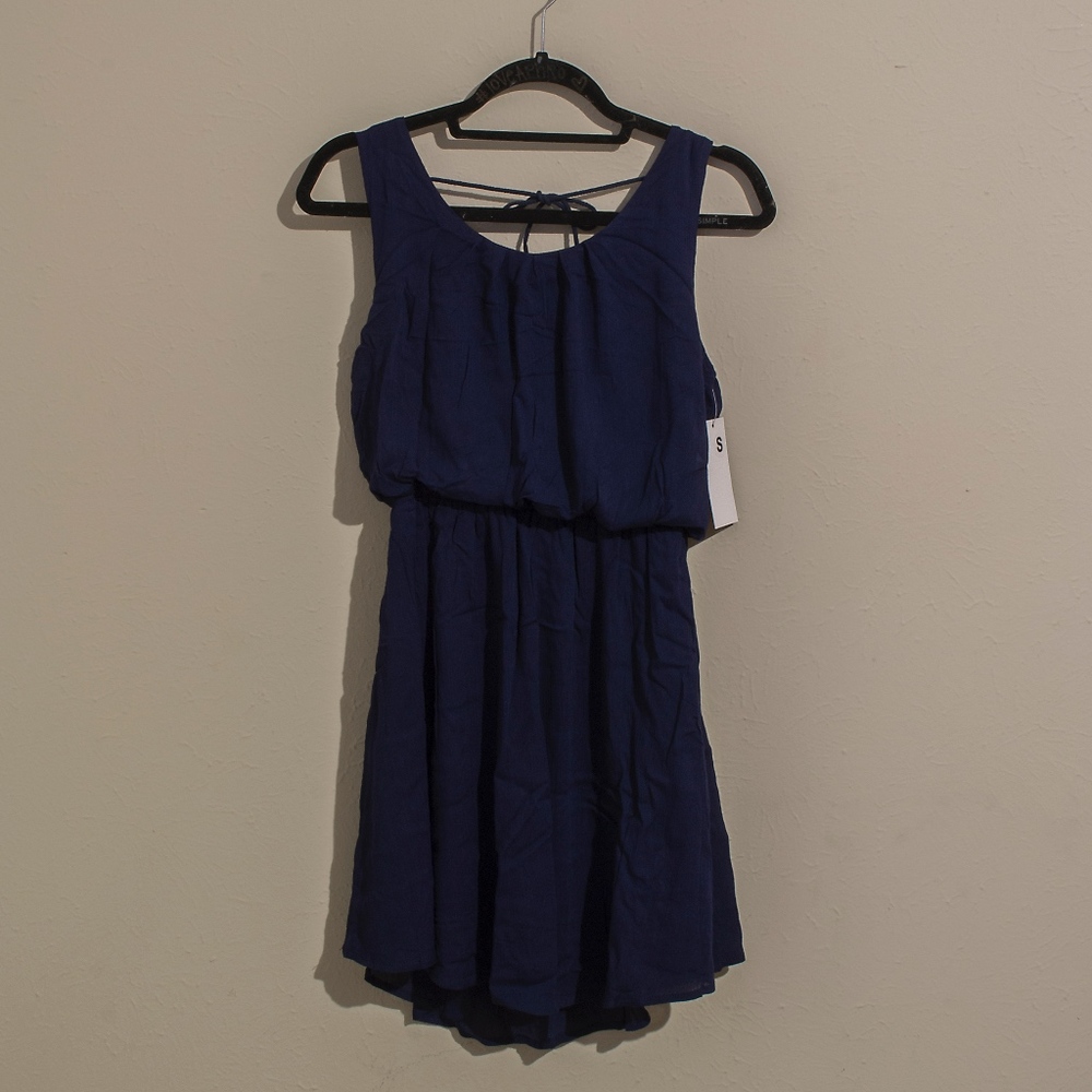 Criss Cross Mini Dress